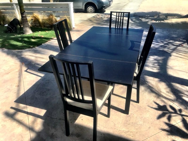 IKEA BJURSTA extendable table with BJORN chairs