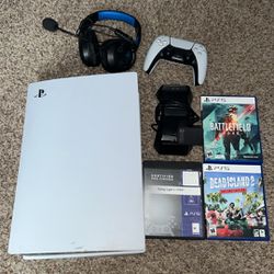 PS5 PlayStation 5 Disc Version With Games 