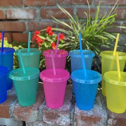 Glitter, Black, And Color Changing Cups