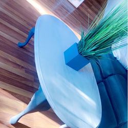 White and Grey Antique Coffee Table