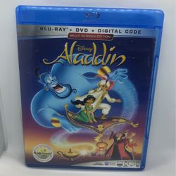 Disney’s Aladdin Blu-ray DVD 