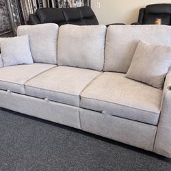 Light Grey Sleeper Sofa