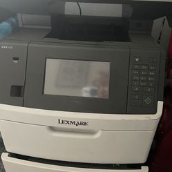 Commercial Lexmark Monochrome Laser Printer / Fax Machine