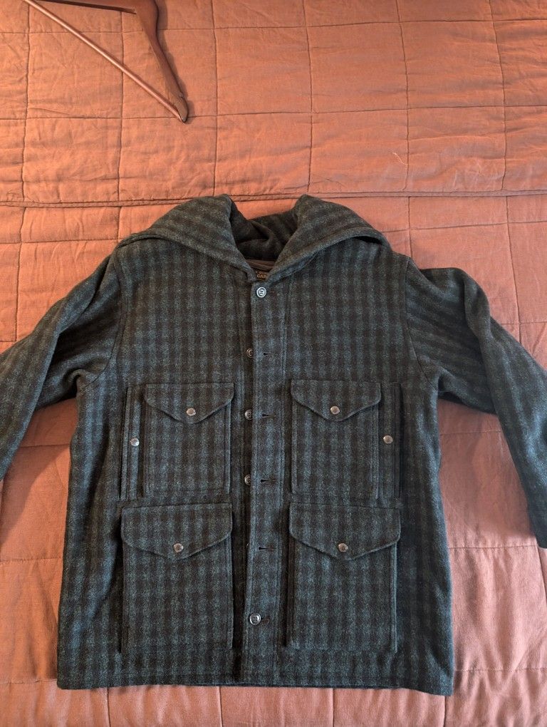 Filson Lined And Hooded Mackinaw Cruiser