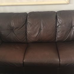 Leather Couch 