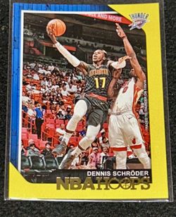 Dennis Schroder Yellow Parallel SP 218-19