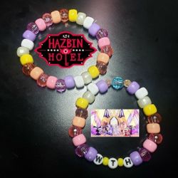 Hazbin Hotel: Welcome To Heaven Bracelet Set (Handmade)