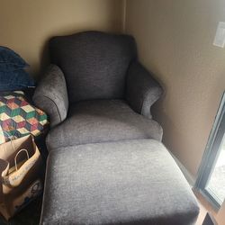 Chair and ottoman