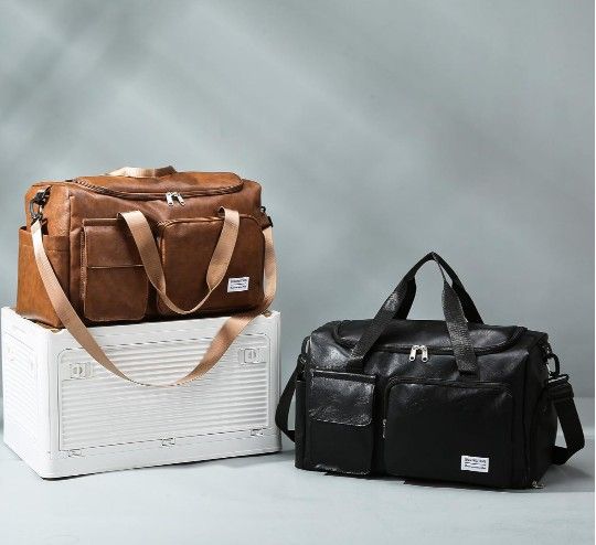 Unisex, multipurpose bag. Ideal as gym bag, travel duffle bag carry on, weekender bag w/shoe compartment