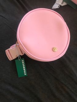 Starbucks pink belt bag