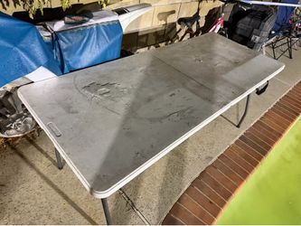 Large outdoor folding table.