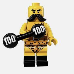 Lego Series 17 - Circus Strongman Minifigure