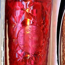 STARBUCKS  2023  RED COLD CUP ORNAMENT KEY CHAIN