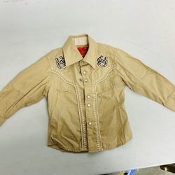 Patroncito Toddler Boys Western Button Up Shirt Size 2T