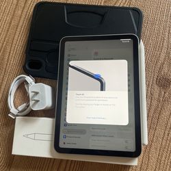 iPad Mini 6th Generation 256GB Starlight Color with Pencil And Accessories
