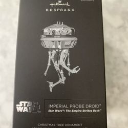 Brand New Star Wars SDCC 2020 Hallmark The Empire Strikes Back Imperial Probe Droid Metal Ornament