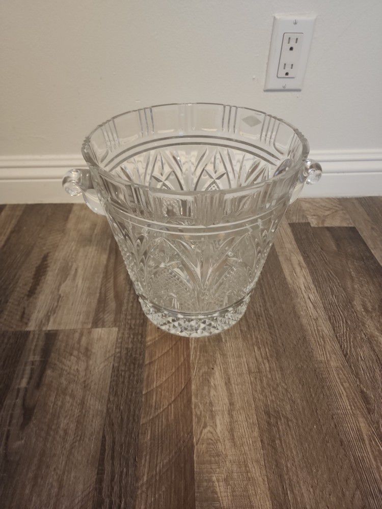 Vintage Shannon by Godinger Crystal Glass Champagne Winchester Ice Bucket Vase