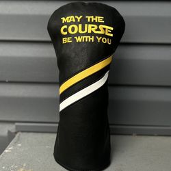 May The Course Be With You Golf Hybrid Headcover 