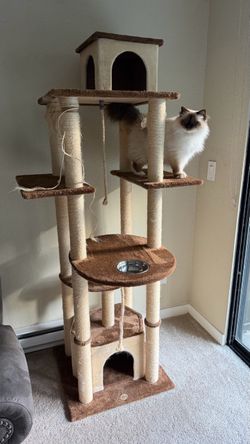 Large Multi-Level Cat Tree Tower