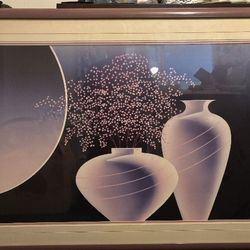 Painting Of Vases And The Moon
