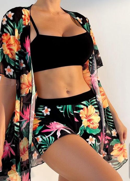 SEXY Tie Side Halter Triangle Bikini Swimsuit *NEW*