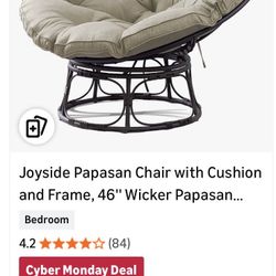 Papasan Chair 42 Inches $140