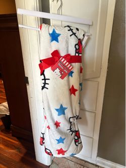 Hello kitty blanket 4th of July