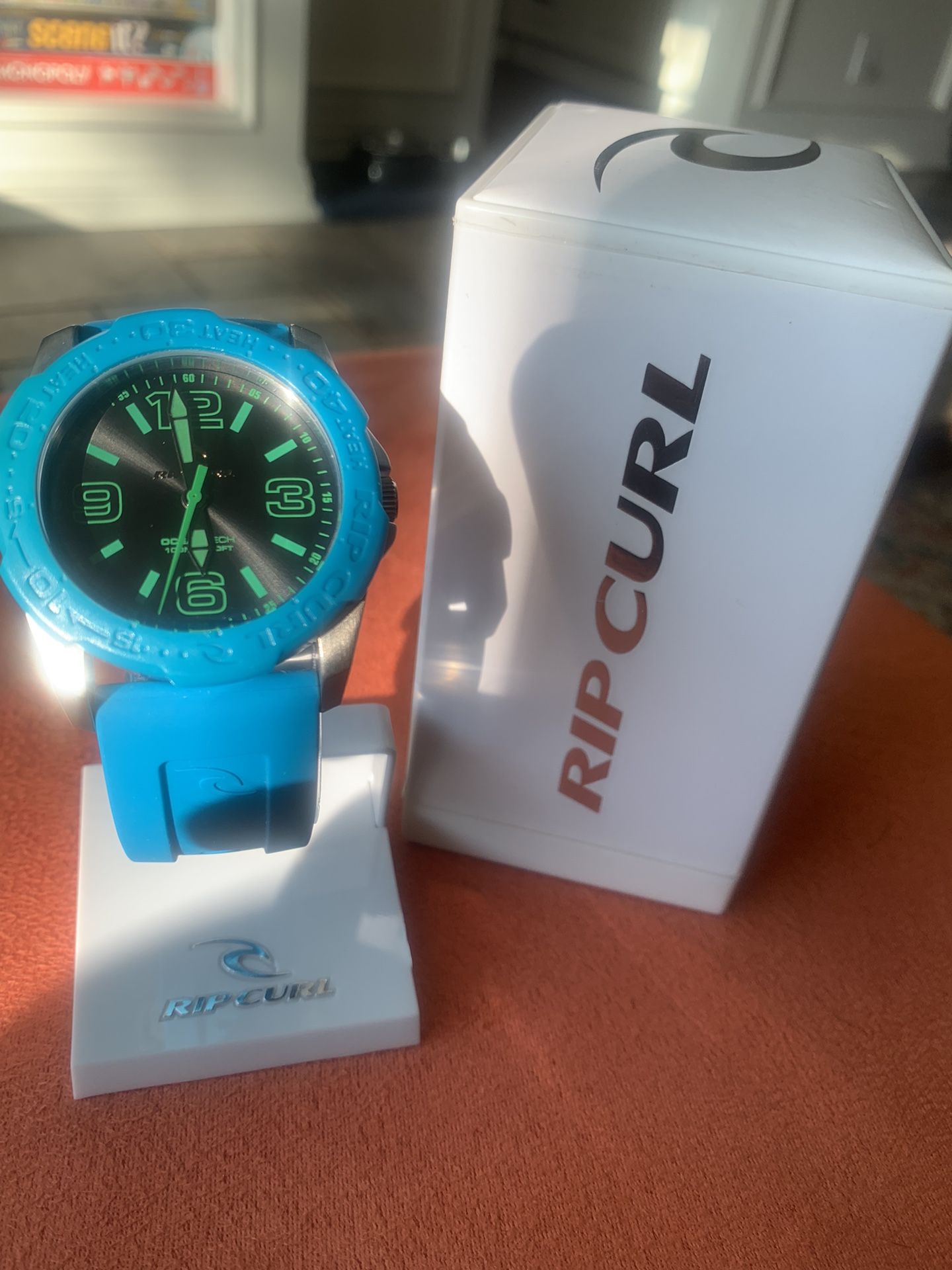 Rip Curl Tubes Heat Bezel Surf Skate Watch New In Box