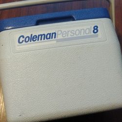 Vintage Coleman personal 8 cooler chest