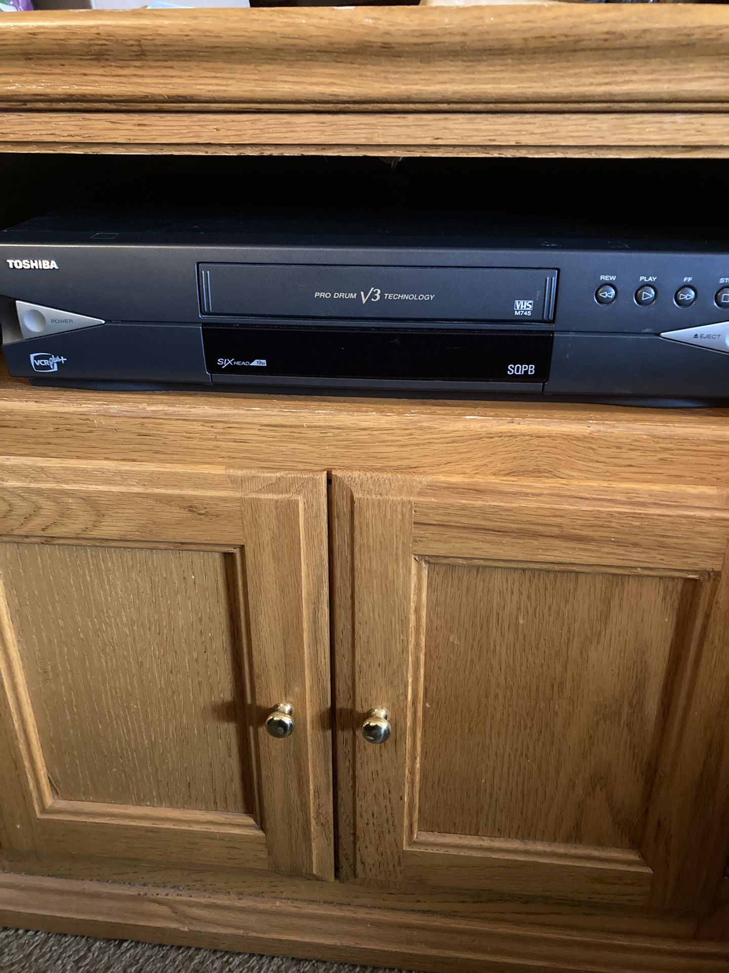 VHS Player With VHS Tapes