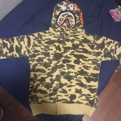Bape Hoodie 1st Camo Yellow 