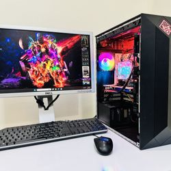 LENOVO Starter Gaming PC 4 Core AMD A10 CPU@ 3,4GHz. GPU RADEON PRO WX4100 4G. 128G SSD/1T HDD, 12G RAM. WIFI. USB3. 500W PSU. 20” Monit/Keyb,. Win11P