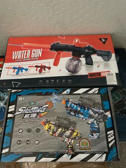 Nerf and water guns