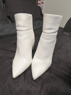 White Ankle Boots