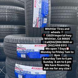 SET OF NEW TIRES 215/65R16 ATLANDER , INCLUDING MOUNTING AND BALANCING. ASK ME FOR ANY SIZE OR BRAND