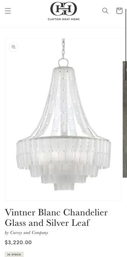 Vintner Blanc - 7 Light Chandelier