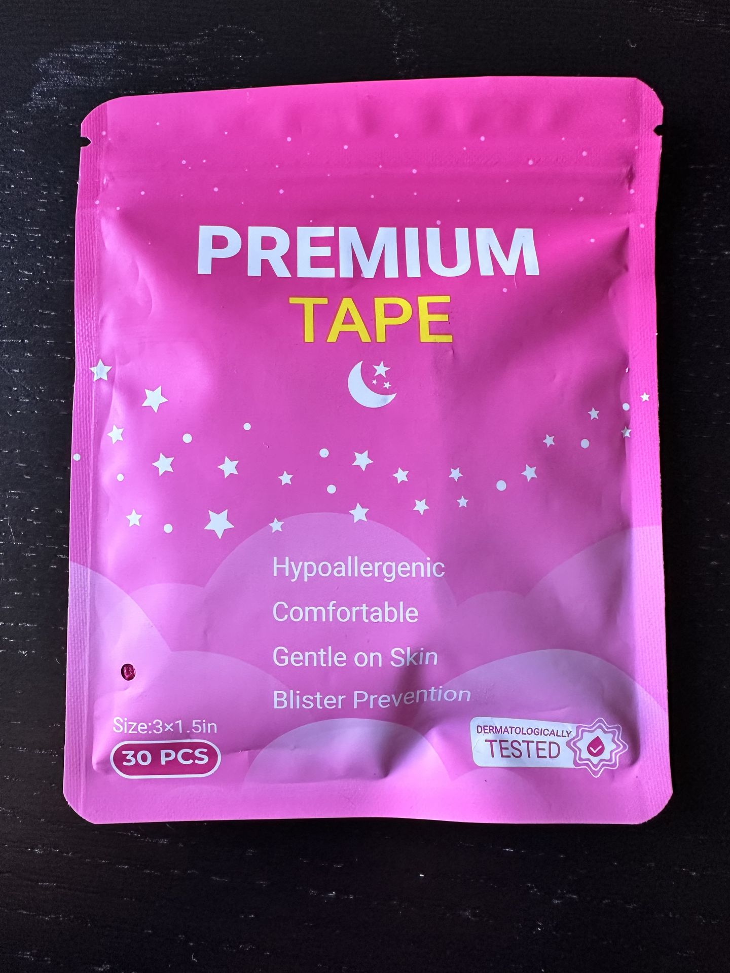 30 Pcs Pink Premium tape Hypoallergenic Painless, Strong Adhesive, Multi-Functional