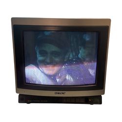 SONY TRINITRON KV-1370R 13” Color CRT TV Retro Gaming Tested - No Remote