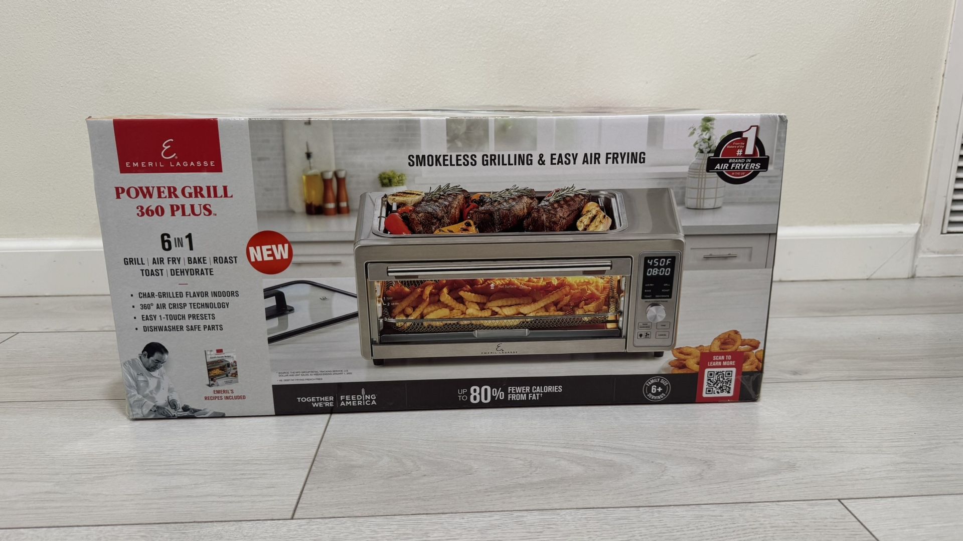 Emeril Power Grill 360 Plus, n Smokeless Grill and Air Fry