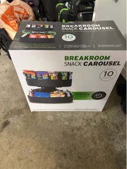 Break room 2 tier snack carousel