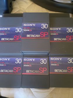 Sony Betacam SP 30 metal tapes 4 sale