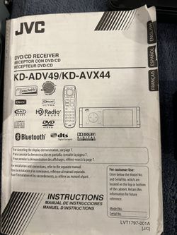 JVC DvD /CD Receiver