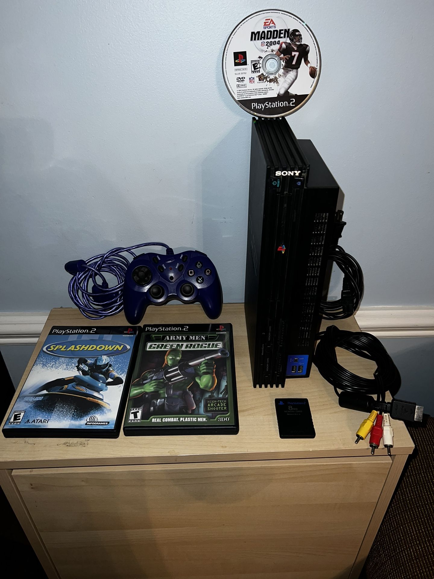 PlayStation 2 (PS2) Console And Games Bundle