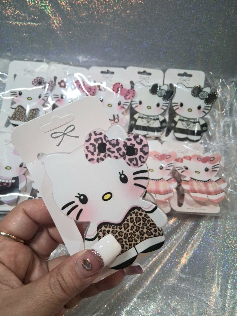 New Hello Kitty Hair Clips - $3 Each