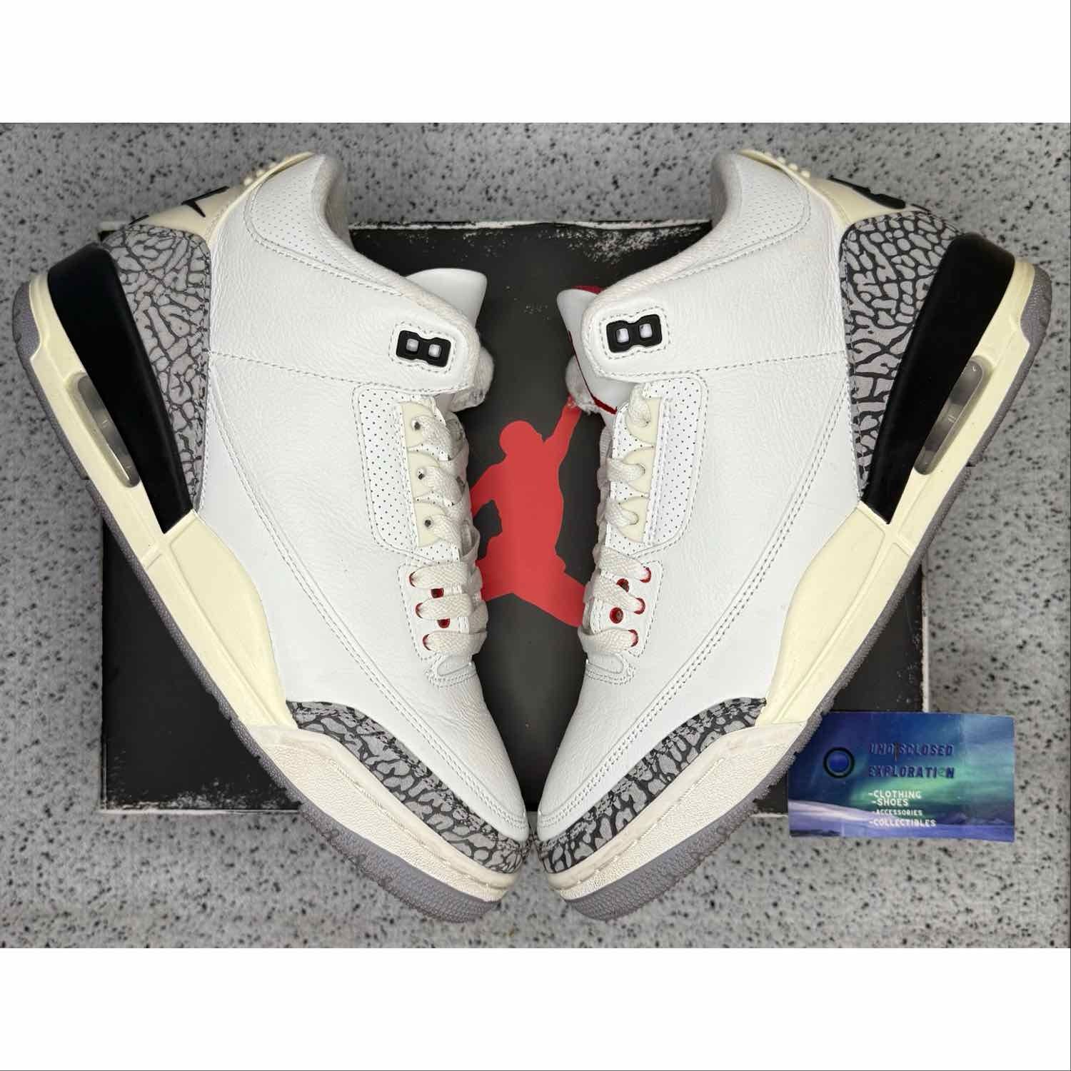Jordan 3 White Cement 9 Men
