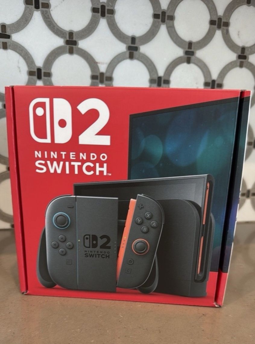 Nintendo Switch 2 Brand New, Includes Receipt
