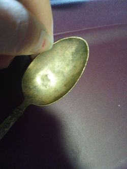 Vintage Brass Decorative Spoon