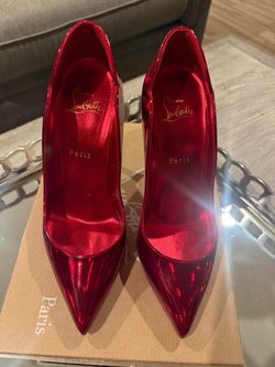 Christian Louboutin Hot Chick 100 Pumps Color: LOUBI 38.5
