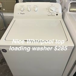 Nice Whirlpool Top Loander Washer