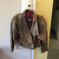 Vintage 80s Leather Jacket 